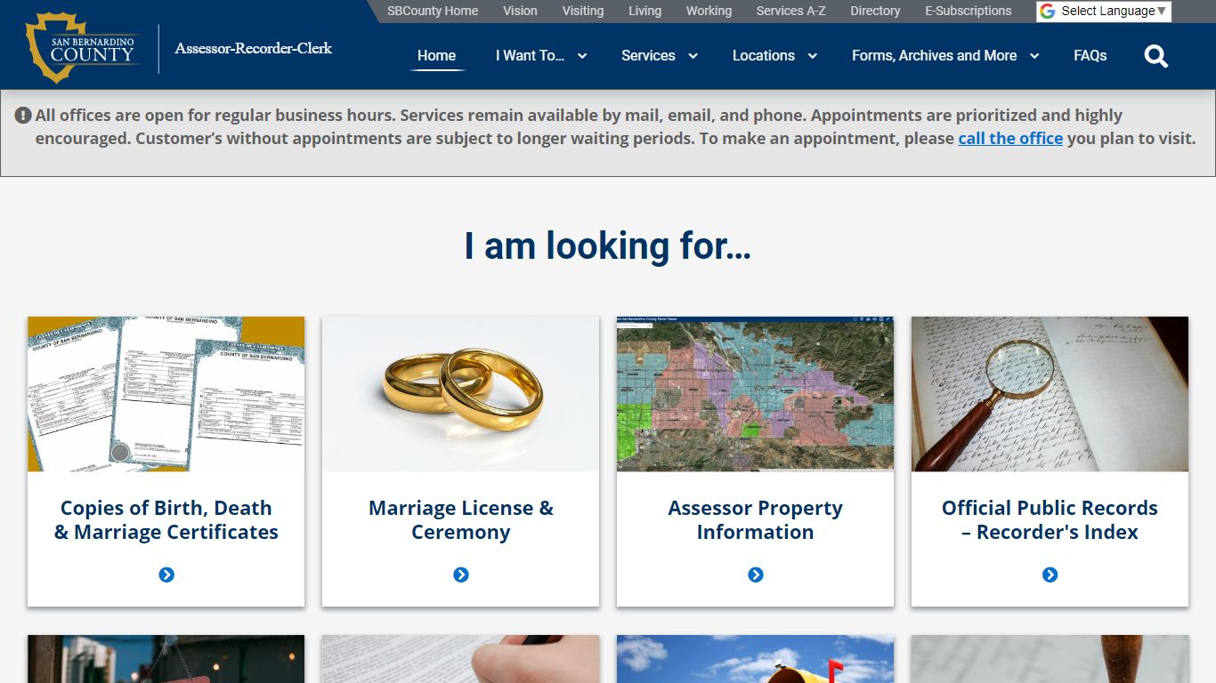 Home - San Bernardino County Assessor-Recorder-Clerk